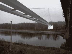 Один из проектов моста...